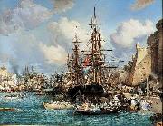 Jules Joseph Lefebvre Port de Brest Sweden oil painting artist
